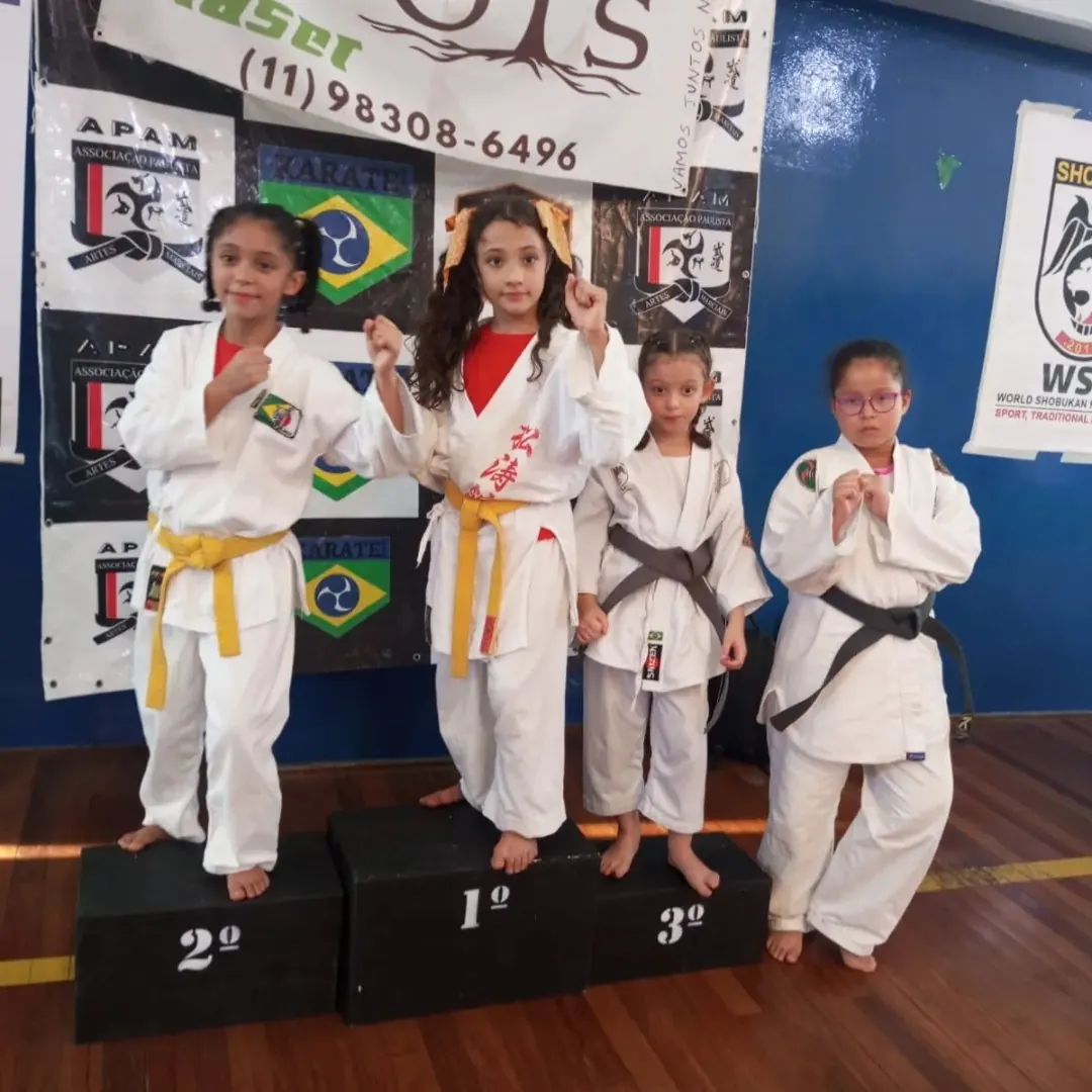 Pódio da garotada